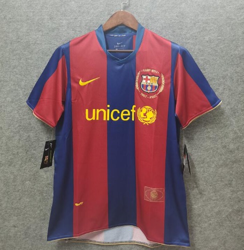 2007년 바르셀로나 50주년 기념 유니폼 상의 마킹 포함 무료 배송