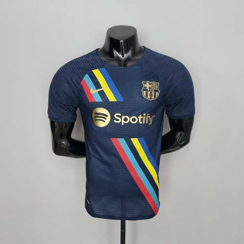 22-23 바르셀로나 어쎈틱 플레이어 버전 유니폼 마킹 포함 무료 배송