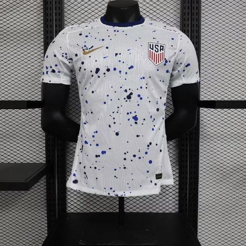 2023 미국 USA 국가대표 어쎈틱 플레이어 버전 유니폼 상의 마킹 포함 무료 배송