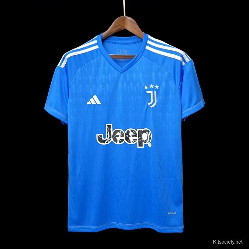 23 유벤투스 Blue Goalkeeper Jersey 유니폼 상의 마킹 포함 무료 배송