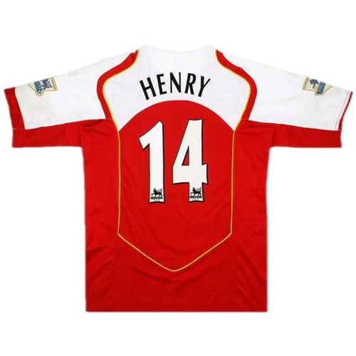 04-05 아스날 Arsenal Henry #14 Retro Jersey 유니폼 상의 마킹 포함 무료 배송