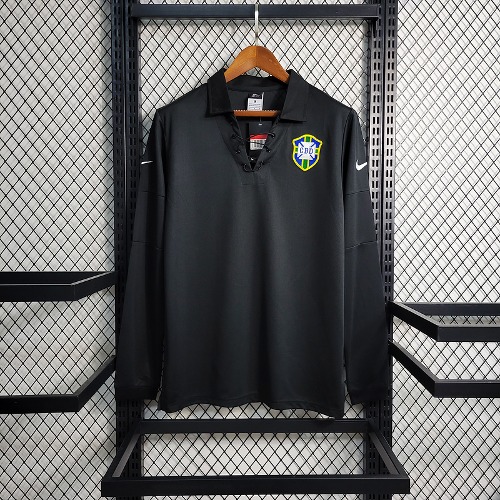 2004년 브라질 국가대표 FIFA 100주년 레트로 긴팔 유니폼 상의 마킹 포함 무료 배송