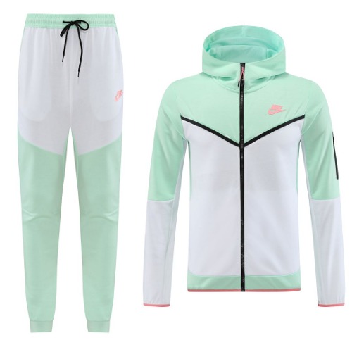 23 Nike 레플리카 Hoodie Training Kit (Jacket+Pants) Green&amp;White 트레이닝 상하의 세트 무료 배송