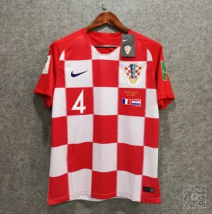 2018년 크로아티아 국가대표 유니폼 상의 마킹 포함 무료 배송