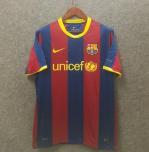 10-11 바르셀로나 유니폼 상의 마킹 포함 무료 배송