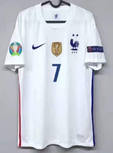 2021 프랑스 국가대표 away 유니폼 패치 버전 상의 마킹 포함 무료 배송