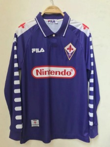 1998-99 피오렌티나 유니폼 상하의 세트 마킹 포함 무료 배송