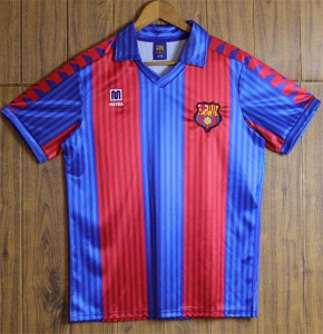 92-93 바르셀로나 레트로 유니폼 상의 마킹 포함 무료 배송