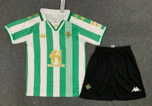 22-23 레알  베티스 코파 델 레이 챔피언스 에디션 유니폼 상하의 세트 마킹 포함 무료 배송