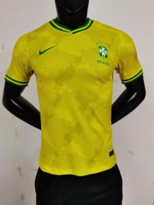 2022 브라질 어쎈틱 플레이어 버전 training jersey 상의 무료 배송