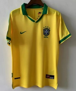 1997년 브라질 국가대표 레트로 유니폼 상의 마킹 포함 무료 배송