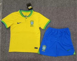 2022 브라질 국가대표 유니폼 상하의 세트 마킹 포함 무료 배송