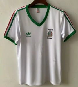 1983년 멕시코 국가대표 레트로 유니폼 상의 마킹 포함 무료 배송