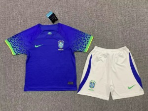 2022 브라질 국가대표 away 유니폼 상하의 세트 마킹 포함 무료 배송