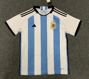 2022 아르헨티나 홈 유니폼 상의 마킹 포함 무료 배송