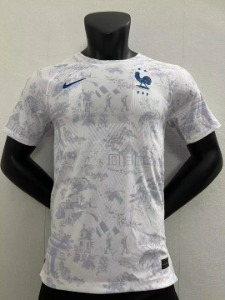 2022 프랑스 국가대표 어쎈틱 플레이어 버전 away 유니폼 마킹 포함 무료 배송