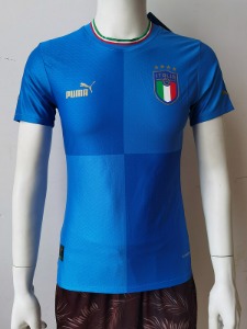 2022 이탈리아 국가대표 어쎈틱 플레이어 버전 Home 유니폼 상의 마킹 포함무료 배송