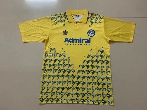92-93 리즈 유나이티드 레트로 away 유니폼 상의 마킹 포함 무료 배송