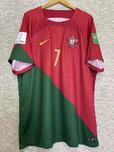 2022 포르투갈 국가대표 어쎈틱 플레이어 월드컵 버전 어센틱 유니폼 상의 마킹 포함 무료 배송