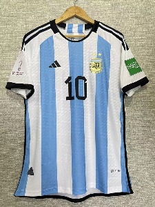 2022 아르헨티나 국가대표 어쎈틱 플레이어 월드컵 버전 어센틱 유니폼 마킹 포함 무료 배송