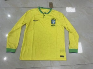 2022 브라질 국가대표 긴팔 유니폼 마킹 포함 무료 배송