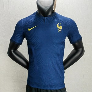 2022 프랑스 국가대표 어쎈틱 플레이어 버전 jersey 마킹 포함무료 배송