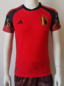 2022 벨기에 국가대표 어쎈틱 플레이어 버전 유니폼 상의 마킹 포함 무료 배송
