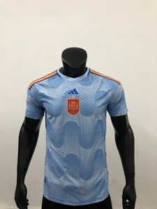 2022 스페인 국가대표 어쎈틱 플레이어 버전 Away 유니폼 상의 마킹 포함 무료 배송