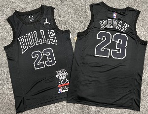 23 시카고 불스 블랙 jersey 유니폼 상의 무료 배송