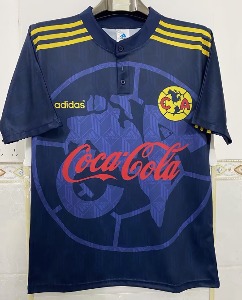 98-99 클루브 아메리카 레트로 Away 유니폼 상의 마킹 포함 무료 배송