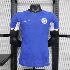 2023-24 첼시 어쎈틱 플레이어 버전 블루 유니폼 상의 마킹 포함 무료 배송