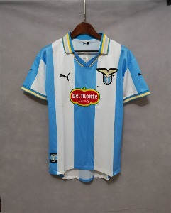 99-00 라치오 S.S. Lazio 레트로 유니폼 상의 마킹 포함 무료 배송