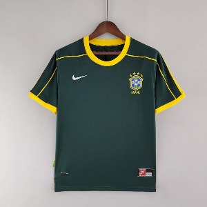 1998년 브라질 goalkeeper 유니폼 상의 마킹 포함 무료 배송