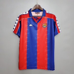 92-95 바르셀로나 레트로 유니폼 상의 마킹 포함 무료 배송