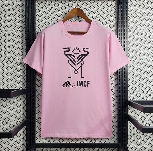 23 인터 마이애미 Casual Pink T-Shirt 무료 배송