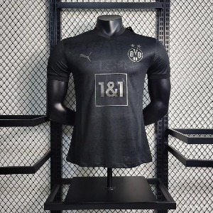 23 도르트문트 Player Version Black Special Edition Jersey 유니폼 상의 마킹 포함 무료 배송