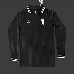 23 유벤투스 Black Long Sleeve Jersey 유니폼 상의 마킹 포함 무료 배송