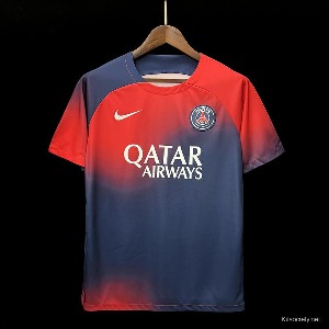 23 PSG 파리생제르망 Red Blue Training Jersey 유니폼 상의 마킹 포함 무료 배송