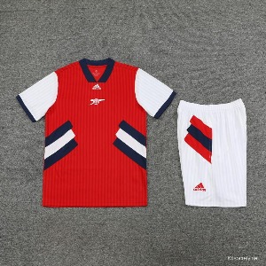 23 아스날 Arsenal Red Remake Icon Short Sleeve Jersey+Shorts 상하의 세트 무료 배송