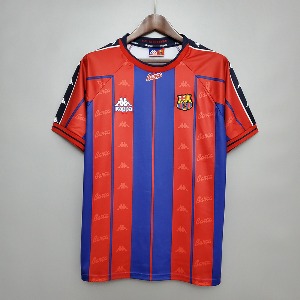 97-98 바르셀로나 Home 유니폼 상의 마킹 포함 무료 배송