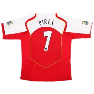 04-05 아스날 Arsenal Pires #7 Retro Jersey 유니폼 상의 마킹 포함 무료 배송