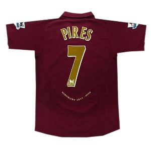 05-06 아스날 Arsenal Pires #7 Retro Jersey 유니폼 상의 마킹 포함 무료 배송