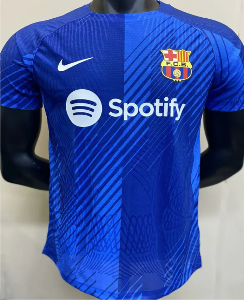 23 바르셀로나 Player Version Jersey Blue 유니폼 상의 마킹 포함 무료 배송