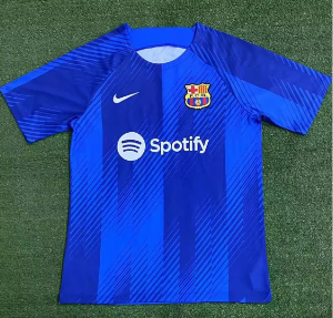 23 바르셀로나 Blue Fans Training Jersey 유니폼 상의 마킹 포함 무료 배송