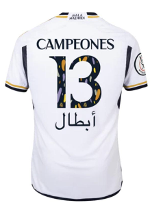 23-24 레알마드리드 Real Madrid Campeones Supercopa Home 상의 무료 배송