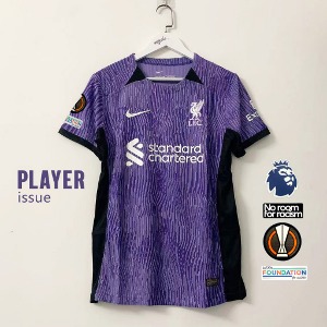 23 리버풀 어쎈틱 플레이어 버전 3rd 유니폼 상의 마킹 포함 무료 배송