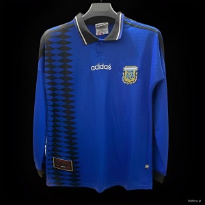 1994년 아르헨티나 레트로 긴팔 유니폼 상의 마킹 포함 무료 배송