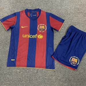 07-08 바르셀로나 유아동 유니폼 상하의 마킹 포함 무료 배송