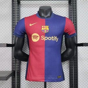 24-25 바르셀로나 어쎈틱 플레이어 버전 125주년 Home 유니폼 상의 마킹 포함 무료 배송