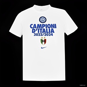 23-24 인터밀란 CAMPIONI D ITALIA White T-Shirts 상의 무료 배송